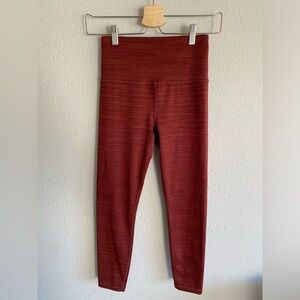 Athleta Elation Space Dye 7/8 Tight, Dried Cinnamon, XS